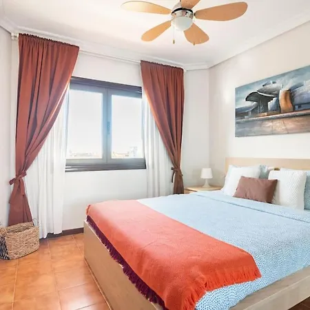 Royal Blue Terracotta Designer Golf Del Sur Apartment *