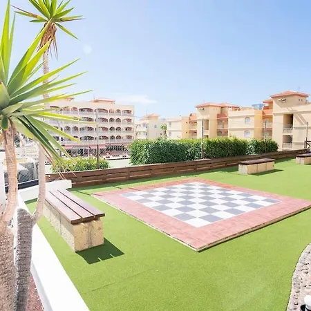 Royal Blue Terracotta Designer Golf Del Sur Apartment *