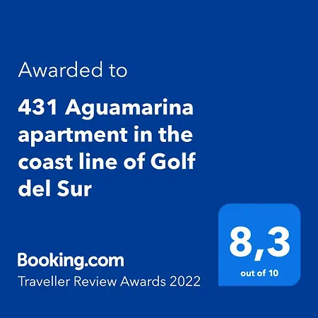 431 - Edif Aguamarina - Vacation In The Coast Line Of Golf Del Sur Apartment *
